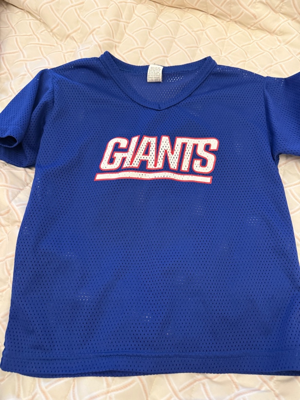 Giants Blue Kids' Mesh Tee